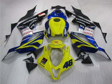 Gelb Blau 46 CBR 600 RR 07-08 Motorrad Verkleidungen
