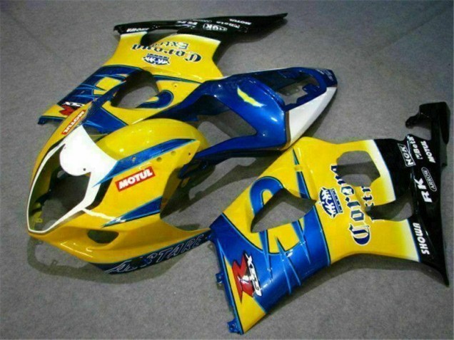 Gelb Blau GSXR 1000 K3 03-04 Motorrad Verkleidungen Gelb Blau GSXR 1000 K3 03-04 Motorrad Verkleidungen