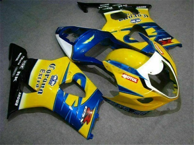 Gelb Blau GSXR 1000 K3 03-04 Motorrad Verkleidungen Gelb Blau GSXR 1000 K3 03-04 Motorrad Verkleidungen