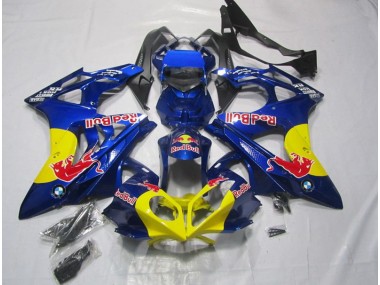 Gelb Blau Red Bull S1000RR 09-14 Motorrad Verkleidungen