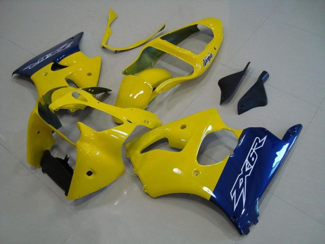 Gelb Blau ZX6R 00-02 Motorrad Verkleidungen Gelb Blau ZX6R 00-02 Motorrad Verkleidungen
