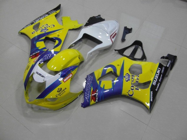 Gelb Corona GSXR 1000 K3 03-04 Motorrad Verkleidungen Gelb Corona GSXR 1000 K3 03-04 Motorrad Verkleidungen