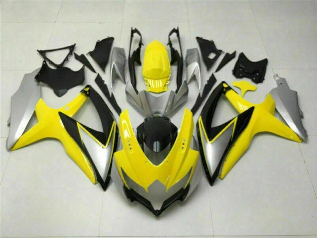 Gelb GSXR 600 / 750 K8 08-10 Motorrad Verkleidungen Gelb GSXR 600 / 750 K8 08-10 Motorrad Verkleidungen