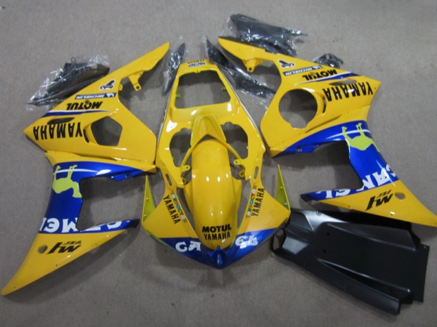 Gelb Motul R6 03-05 Motorrad Verkleidungen Gelb Motul R6 03-05 Motorrad Verkleidungen