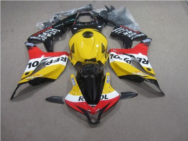 Gelb Repsol CBR 1000 RR 04-05 Motorrad Verkleidungen