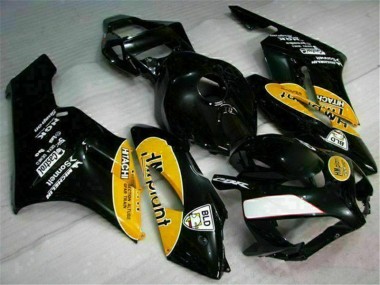 Gelb Schwarz CBR 1000 RR 04-05 Motorrad Verkleidungen
