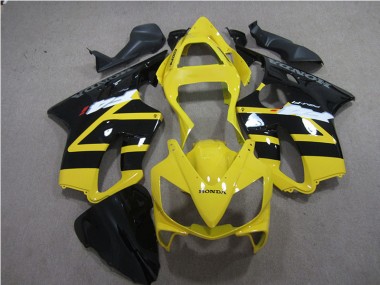 Gelb Schwarz CBR 600 F4i 01-03 Motorrad Verkleidungen