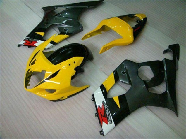 Gelb Schwarz GSXR 1000 K3 03-04 Motorrad Verkleidungen Gelb Schwarz GSXR 1000 K3 03-04 Motorrad Verkleidungen