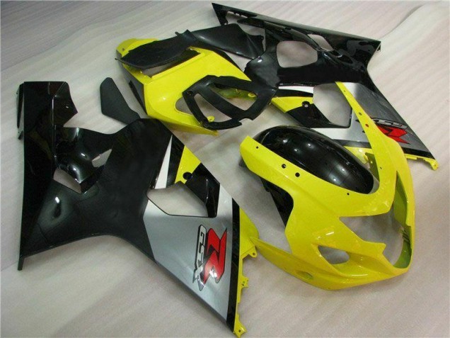 Gelb Schwarz GSXR 600 / 750 K4 04-05 Motorrad Verkleidung Gelb Schwarz GSXR 600 / 750 K4 04-05 Motorrad Verkleidung