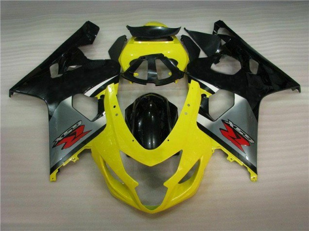 Gelb Schwarz GSXR 600 / 750 K4 04-05 Motorrad Verkleidung Gelb Schwarz GSXR 600 / 750 K4 04-05 Motorrad Verkleidung