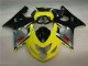Gelb Schwarz GSXR 600 / 750 K4 04-05 Motorrad Verkleidung Gelb Schwarz GSXR 600 / 750 K4 04-05 Motorrad Verkleidung