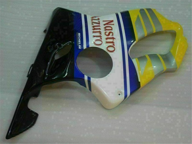 Gelb Silber Nastro Azzurro CBR 600 F4i 01-03 Motorrad Verkleidungen Gelb Silber Nastro Azzurro CBR 600 F4i 01-03 Motorrad Verkleidungen