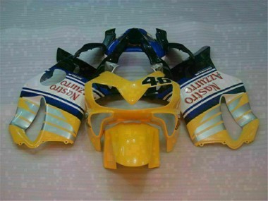 Gelb Silber Nastro Azzurro CBR 600 F4i 01-03 Motorrad Verkleidungen