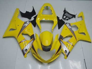 Gelb Und Grau GSXR 1000 K1 00-02 Motorrad Verkleidungen