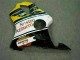 Gelb Weiß CBR 600 F4i 01-03 Motorrad Verkleidungen Gelb Weiß CBR 600 F4i 01-03 Motorrad Verkleidungen