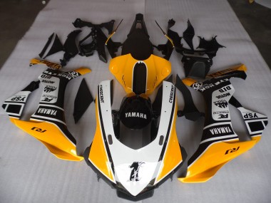 Gelb Weiß Schwarz R1 15-19 Motorrad Verkleidungen