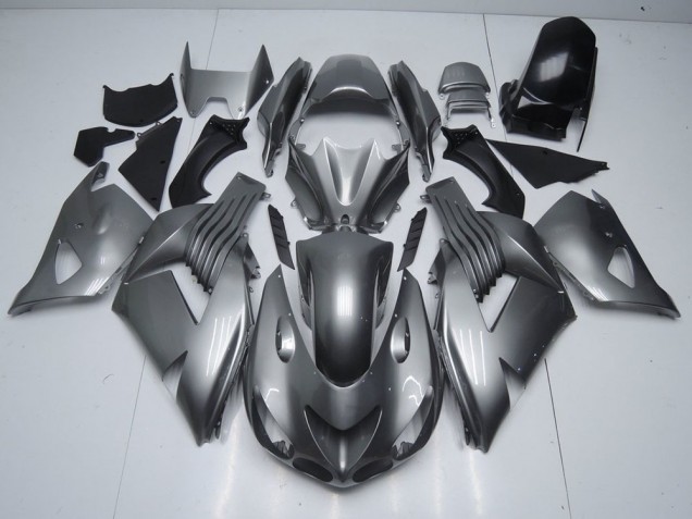 Glänzend Grau ZX14R ZZR 1400 06-11 Motorrad Verkleidungen Glänzend Grau ZX14R ZZR 1400 06-11 Motorrad Verkleidungen
