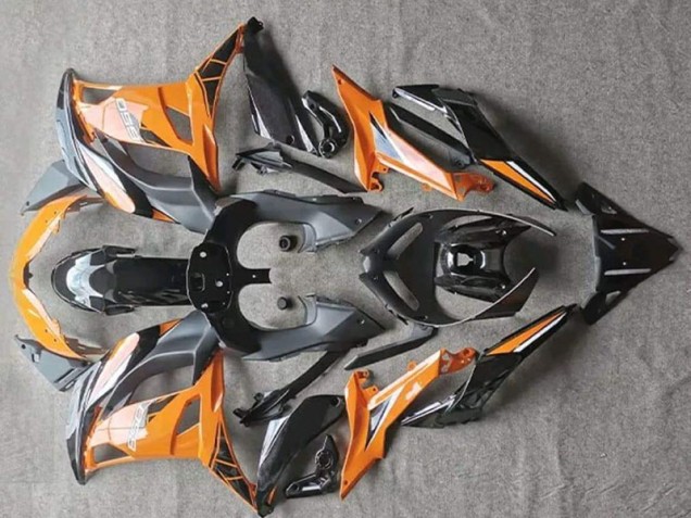 Glänzend Orange Schwarz EX650 17-19 Motorrad Verkleidungen Glänzend Orange Schwarz EX650 17-19 Motorrad Verkleidungen
