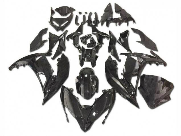 Glänzend Schwarz EX650 17-19 Motorrad Verkleidungen Glänzend Schwarz EX650 17-19 Motorrad Verkleidungen