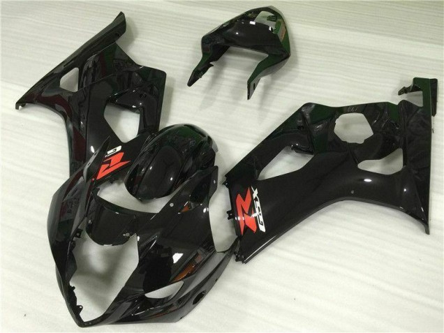 Glänzend Schwarz GSXR 1000 K3 03-04 Motorrad Vollverkleidung Glänzend Schwarz GSXR 1000 K3 03-04 Motorrad Vollverkleidung