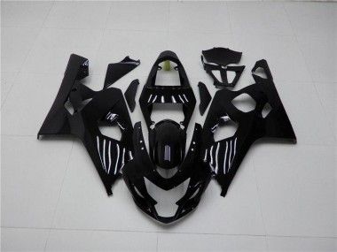 Glänzend Schwarz GSXR 600 / 750 K4 04-05 Motorrad Verkleidungen