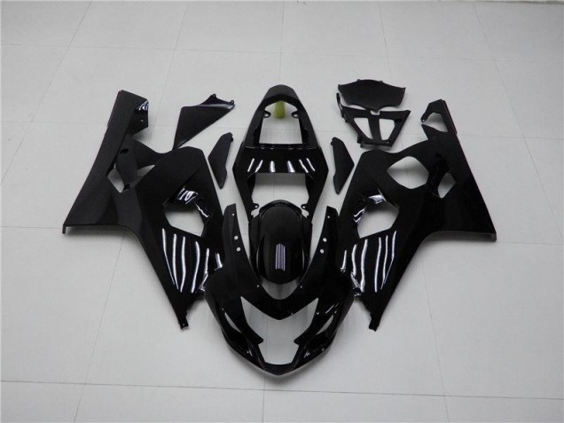 Glänzend Schwarz GSXR 600 / 750 K4 04-05 Motorrad Verkleidungen Glänzend Schwarz GSXR 600 / 750 K4 04-05 Motorrad Verkleidungen