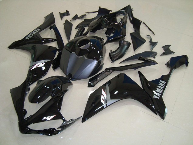 Glänzend Schwarz Weiß R1 07-08 Motorrad Verkleidungen Glänzend Schwarz Weiß R1 07-08 Motorrad Verkleidungen