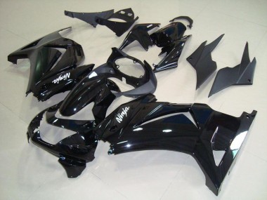 Glänzend Schwarz ZX 250R 08-12 Motorrad Verkleidungen
