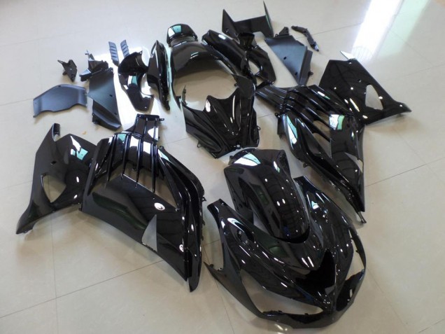 Glänzend Schwarz ZX14R ZZR 1400 12-21 Motorrad Verkleidungen Glänzend Schwarz ZX14R ZZR 1400 12-21 Motorrad Verkleidungen