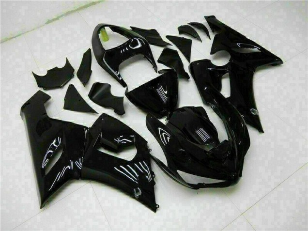 Glänzend Schwarz ZX6R 05-06 Motorrad Verkleidung Glänzend Schwarz ZX6R 05-06 Motorrad Verkleidung