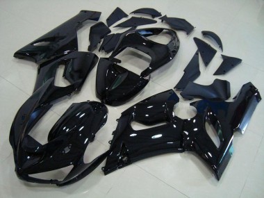 Glänzend Schwarz ZX6R 05-06 Motorrad Verkleidungen
