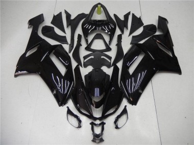 Glänzend Schwarz ZX6R 07-08 Motorrad Verkleidung