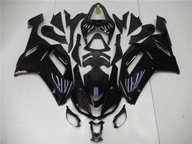 Glänzend Schwarz ZX6R 07-08 Motorrad Verkleidung Glänzend Schwarz ZX6R 07-08 Motorrad Verkleidung