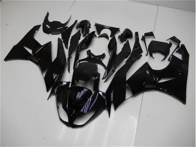 Glänzend Schwarz ZX6R 09-12 Motorrad Verkleidungen Glänzend Schwarz ZX6R 09-12 Motorrad Verkleidungen