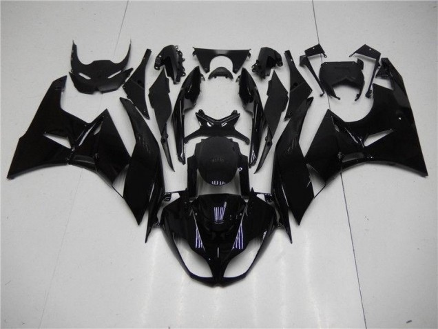 Glänzend Schwarz ZX6R 09-12 Motorrad Verkleidungen Glänzend Schwarz ZX6R 09-12 Motorrad Verkleidungen