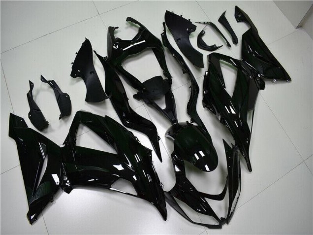 Glänzend Schwarz ZX6R 13-18 Motorrad Verkleidungen Glänzend Schwarz ZX6R 13-18 Motorrad Verkleidungen