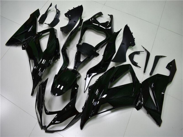 Glänzend Schwarz ZX6R 13-18 Motorrad Verkleidungen Glänzend Schwarz ZX6R 13-18 Motorrad Verkleidungen