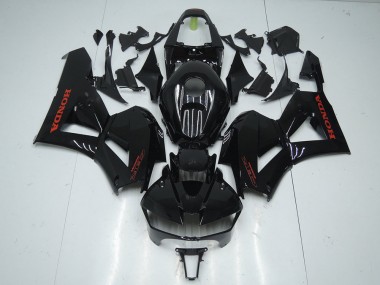 Glänzend Schwarz mit rotem Aufkleber CBR 600 RR 13-21 Motorrad Verkleidungen