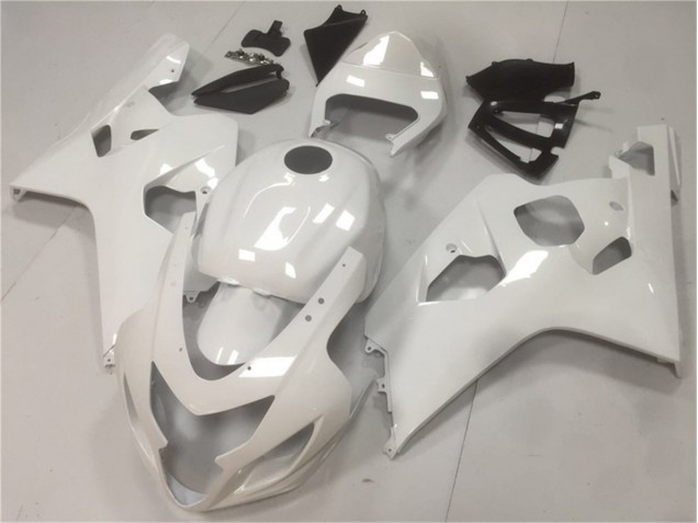 Glänzend Weiß GSXR 600 / 750 K4 04-05 Motorrad Verkleidungen Glänzend Weiß GSXR 600 / 750 K4 04-05 Motorrad Verkleidungen