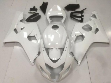 Glänzend Weiß GSXR 600 / 750 K4 04-05 Motorrad Verkleidungen