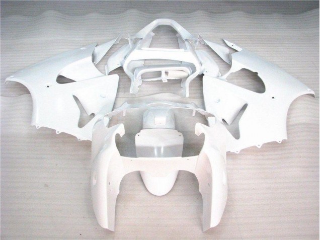 Glänzend Weiß ZX6R 00-02 Motorrad Verkleidungen Glänzend Weiß ZX6R 00-02 Motorrad Verkleidungen