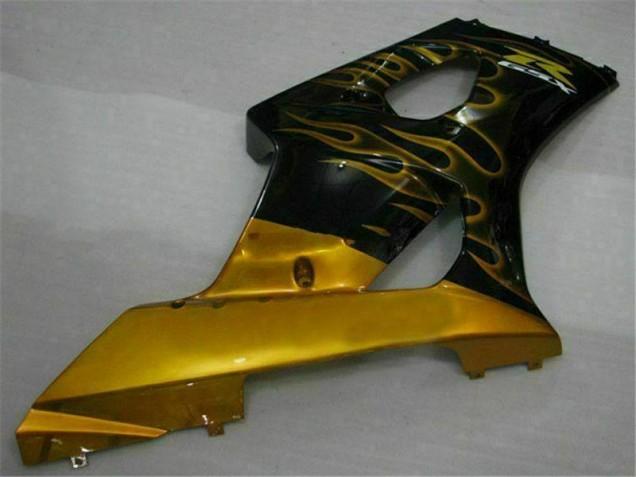 Gold Schwarz GSXR 1000 K3 03-04 Motorrad Verkleidungen Gold Schwarz GSXR 1000 K3 03-04 Motorrad Verkleidungen