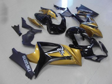 Gold Schwarz GSXR 1000 K7 07-08 Motorrad Verkleidungen