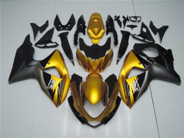 Gold Schwarz GSXR 1000 K9 09-16 Motorrad Verkleidungen