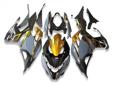 Grau Schwarz EX400 18-23 Motorrad Verkleidungen