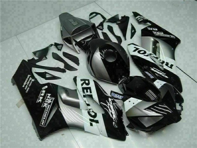 Grau Schwarz Repsol CBR 1000 RR 04-05 Motorrad Verkleidungen Grau Schwarz Repsol CBR 1000 RR 04-05 Motorrad Verkleidungen