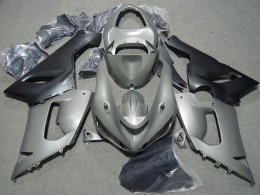 Grau Schwarz ZX6R 05-06 Motorrad Verkleidungen