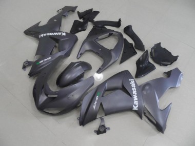 Grau mit Weißen Aufklebern ZX10R 06-07 Motorrad Verkleidungen