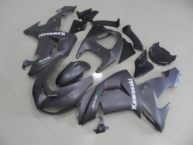 Grau mit Weißen Aufklebern ZX10R 06-07 Motorrad Verkleidungen Grau mit Weißen Aufklebern ZX10R 06-07 Motorrad Verkleidungen
