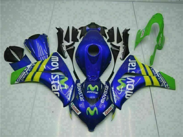 Grün Blau CBR 1000 RR 08-11 Motorrad Verkleidungen Grün Blau CBR 1000 RR 08-11 Motorrad Verkleidungen